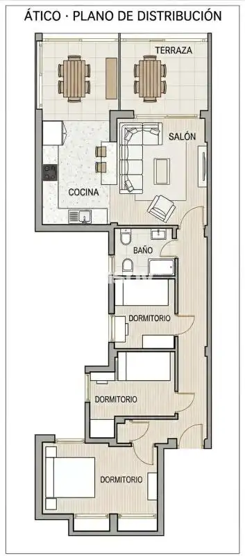 Penthouse mit Terrasse zum Verkauf in Calle Armengual de la Mota, imagen 28