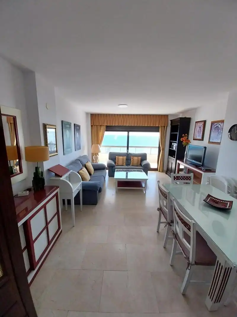Sala de estar de Piso de alquiler en Estepona con Terraza