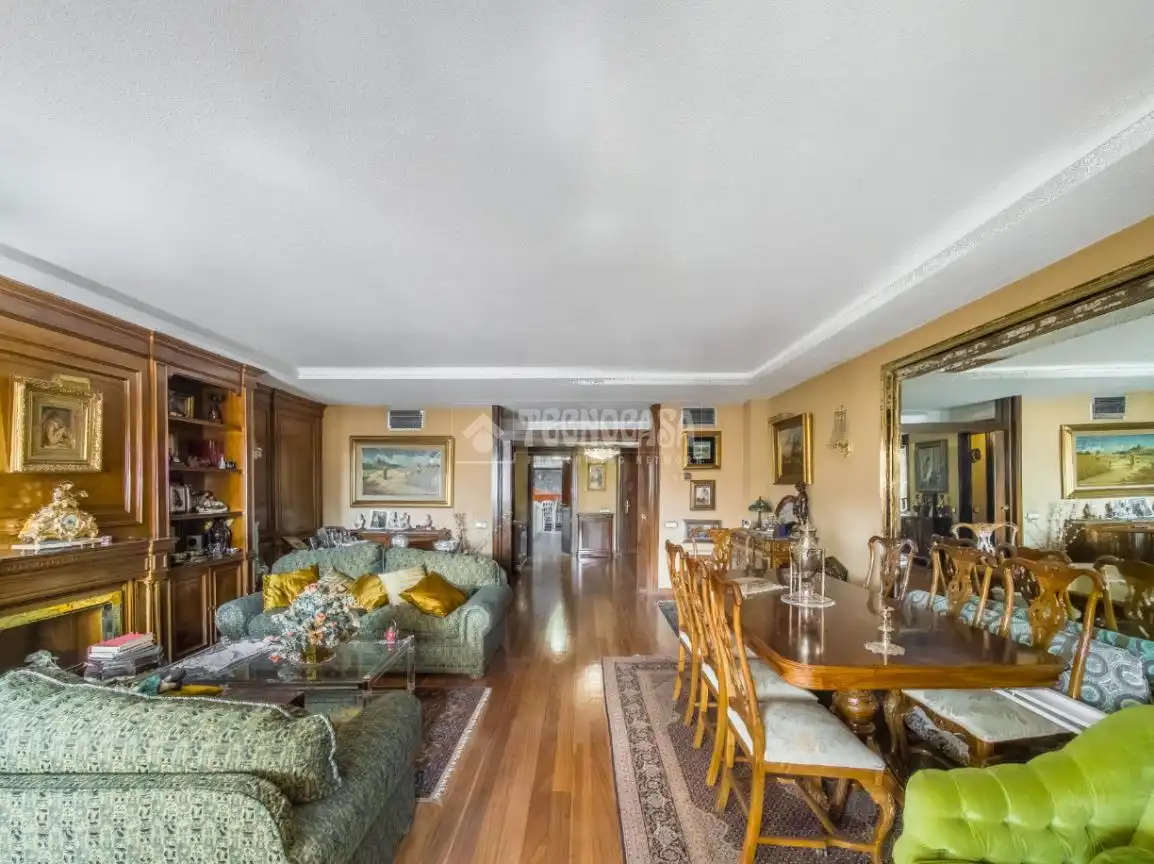 Wohnzimmer von Wohnung zum Verkauf in Madrid mit Heizung, Terrasse und Abstellraum