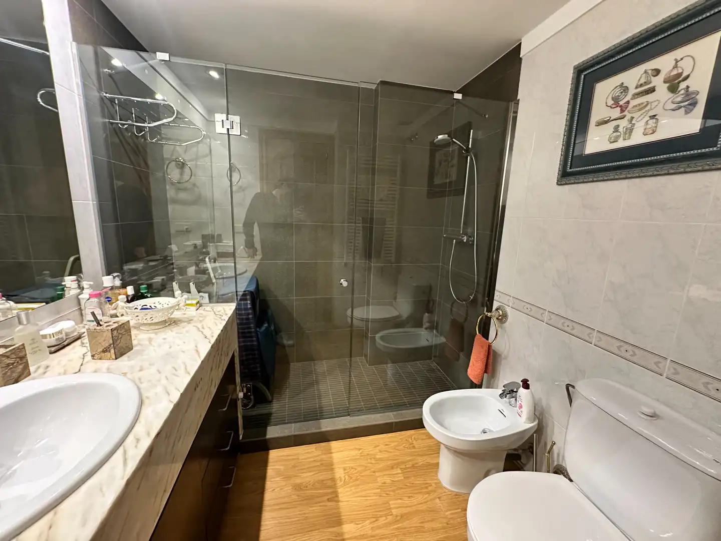 Bathroom of Flat for sale in Girona  with Heating, Furnished and Balcony