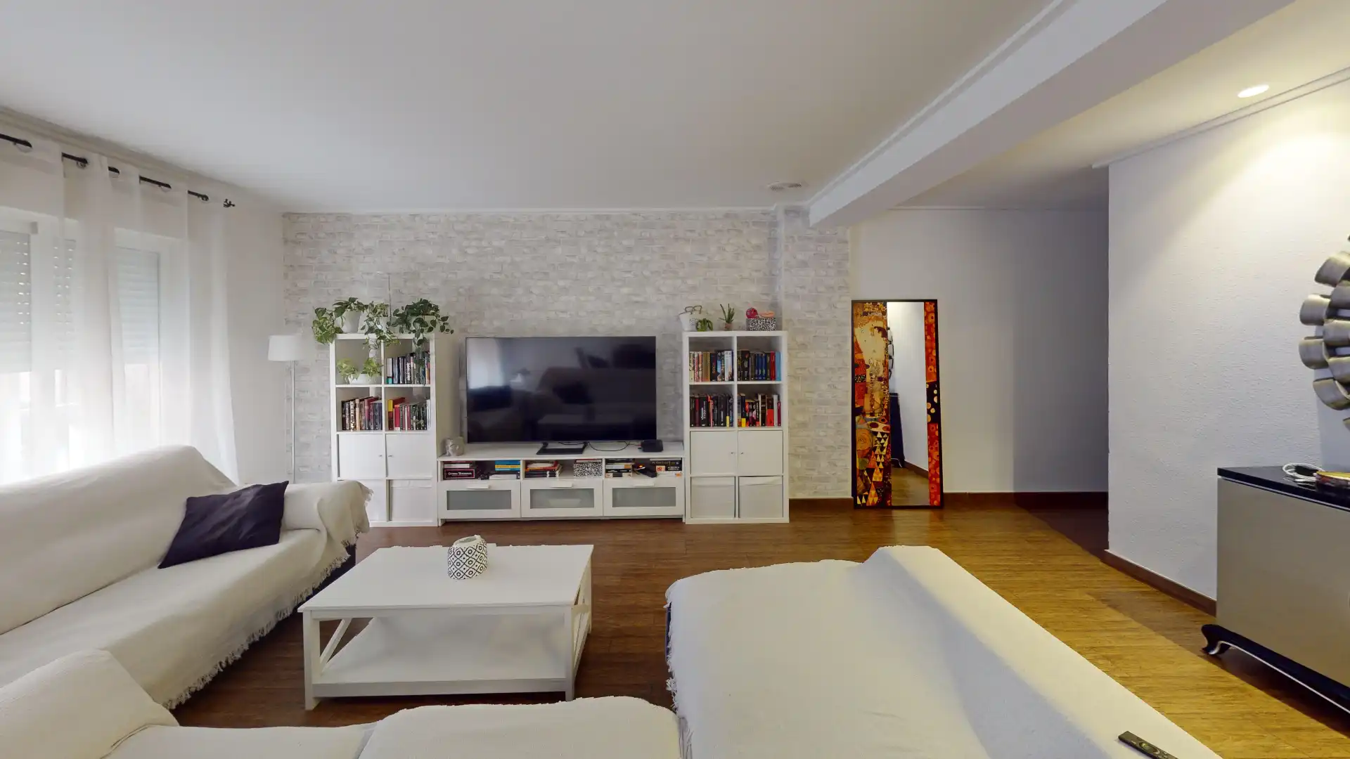 Sala de estar de Piso en venta en Elche / Elx con Aire acondicionado, Amueblado y Balcón
