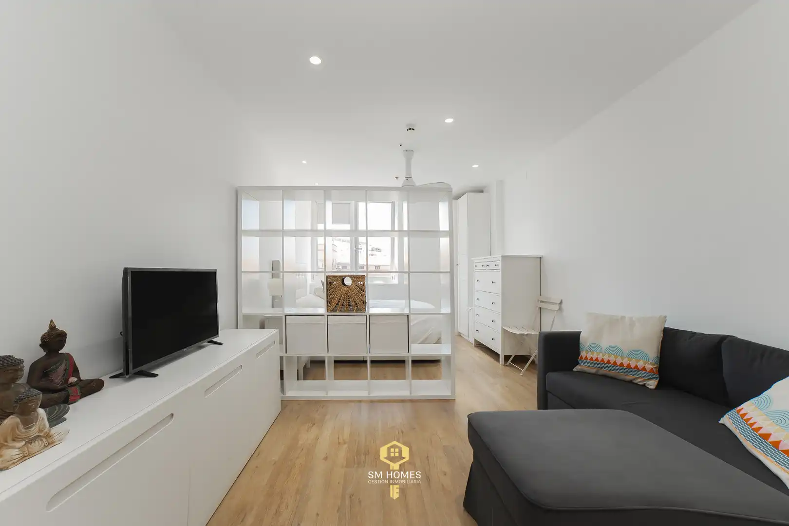 Wohnzimmer von Wohnung zum Verkauf in  Madrid Capital mit Klimaanlage, Heizung und Möbliert