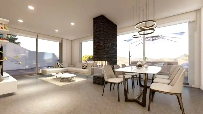 Living room of Houses for sale in Málaga Capital  with Air Conditioner, Private garden and Terrace