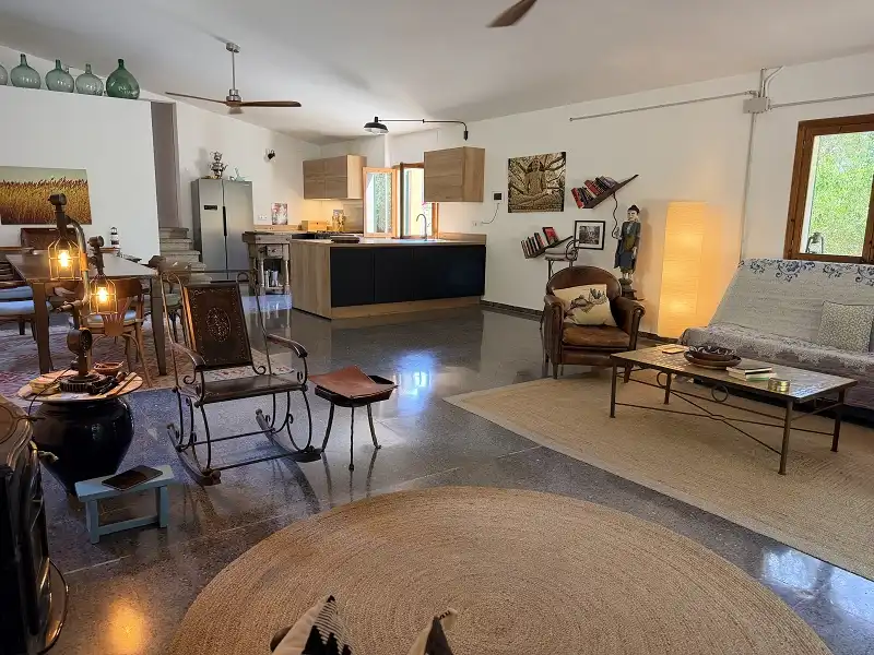 Sala d'estar de Casa o xalet en venda en Llucmajor amb Jardí privat, Terrassa i Traster