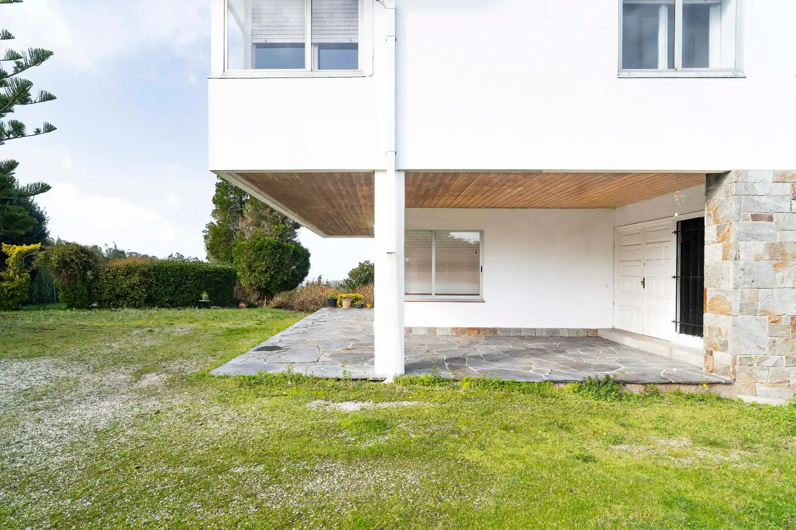 Vista exterior de Casa o chalet en venta en A Coruña Capital  con Calefacción, Jardín privado y Terraza