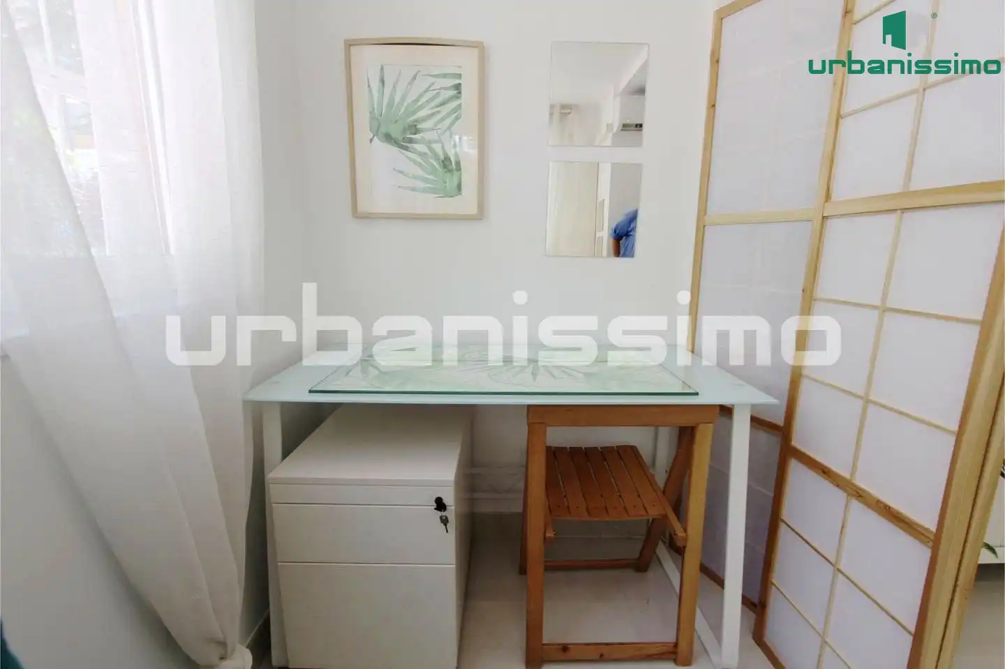 Balcony of Apartments for rent in Madrid  with Air Conditioner, Heating and Furnished