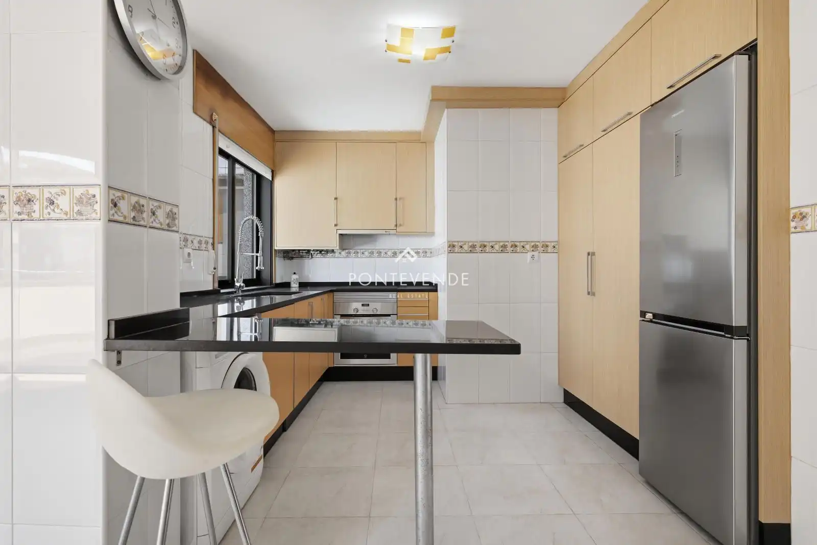 Kitchen of Attic for sale in Marín  with Heating, Parquet flooring and Terrace