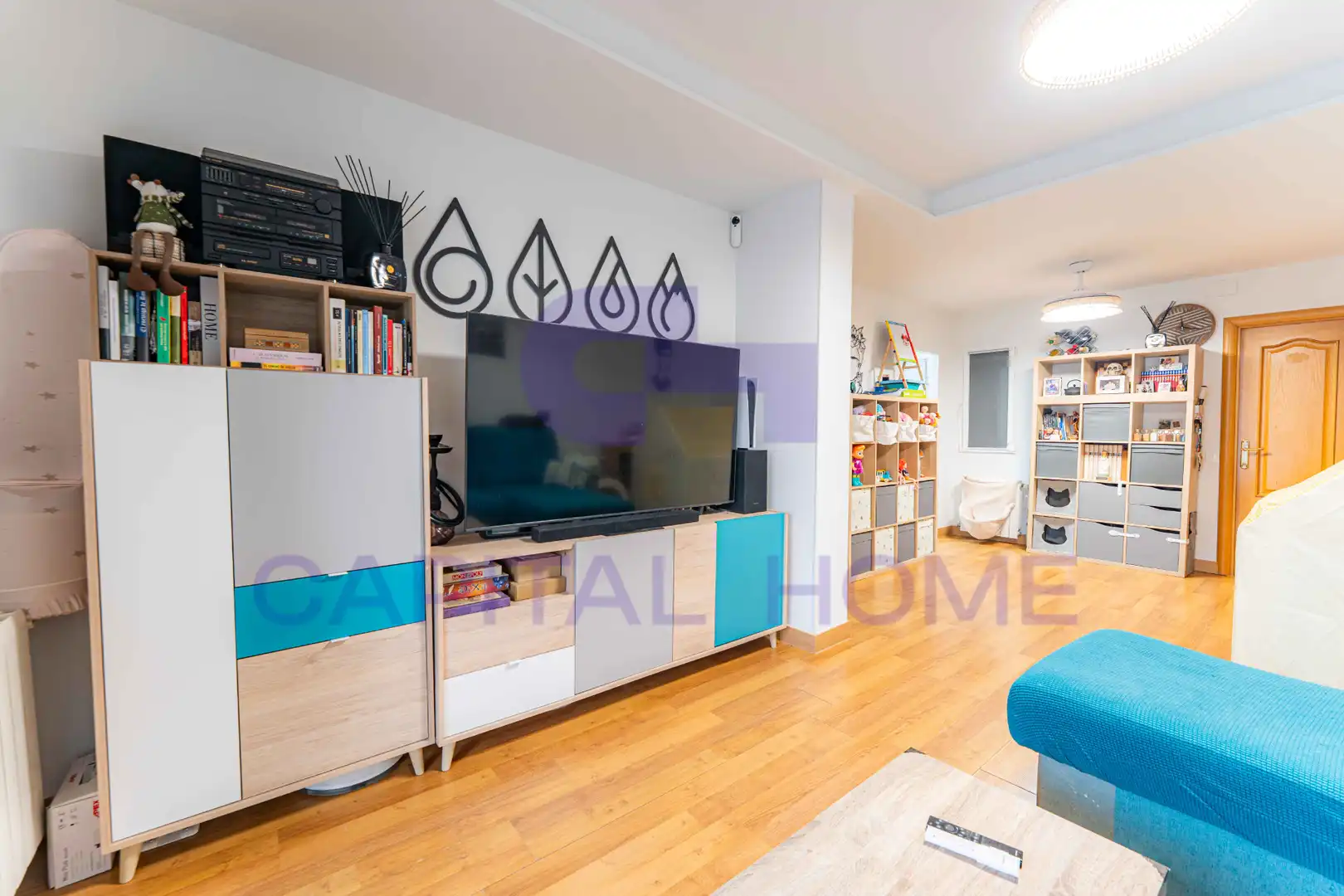 Sala de estar de Piso en venta en Navalcarnero con Aire acondicionado, Calefacción y Parquet