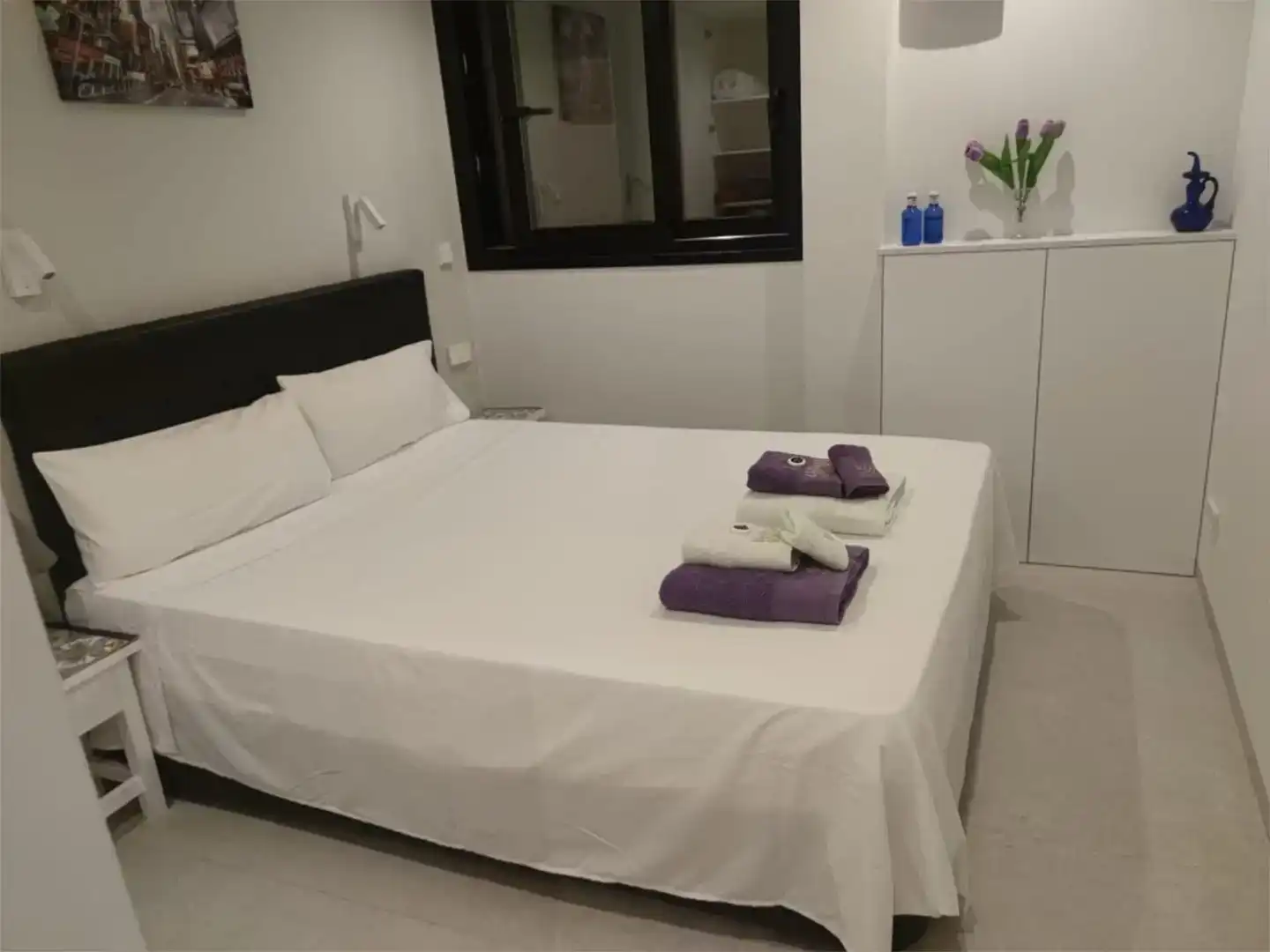 Bedroom of Flat for rent in Dénia  with Air Conditioner, Private garden and Storage room