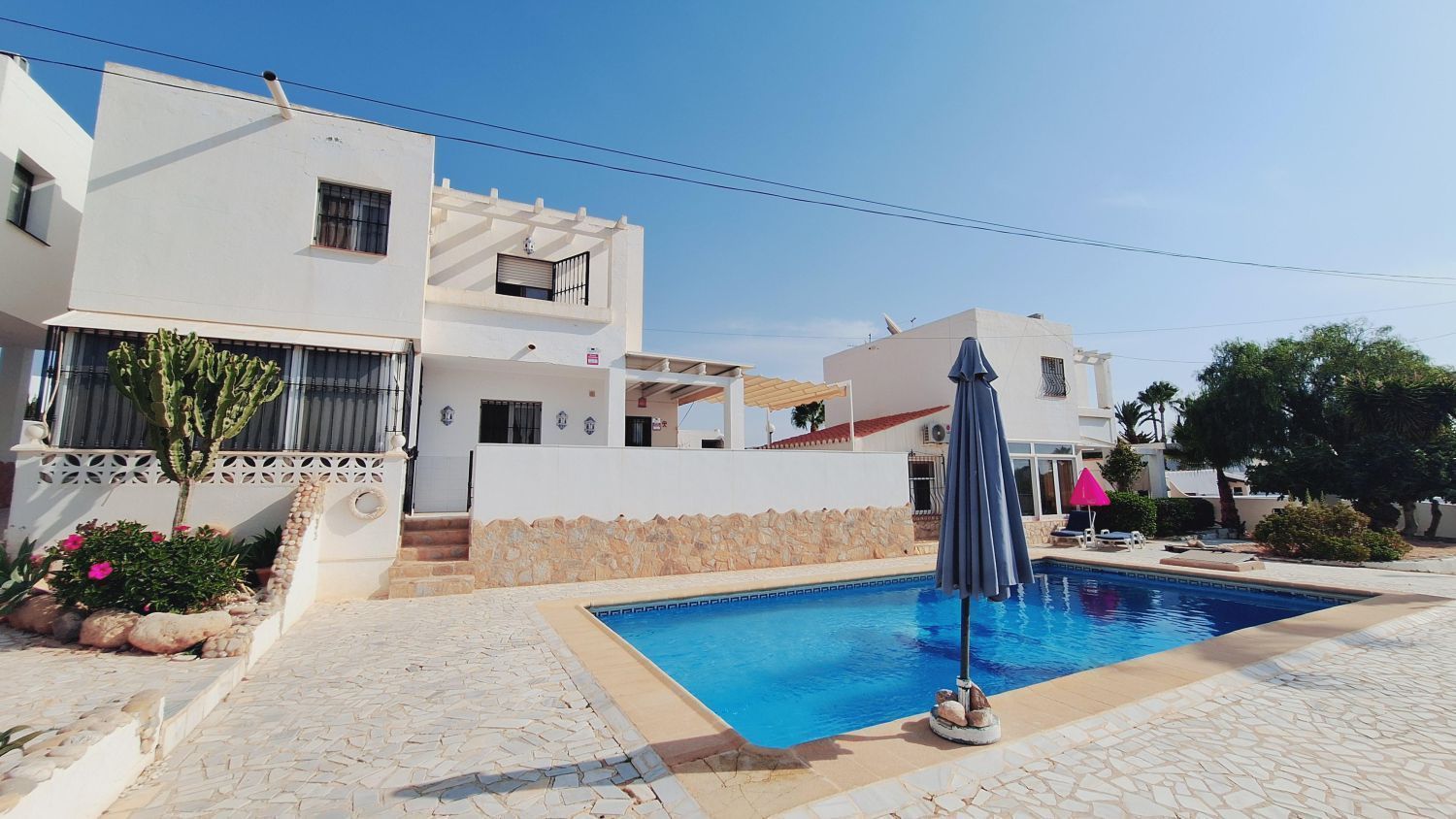 Exterior view of House or chalet for sale in Mojácar  with Air Conditioner, Terrace and Storage room