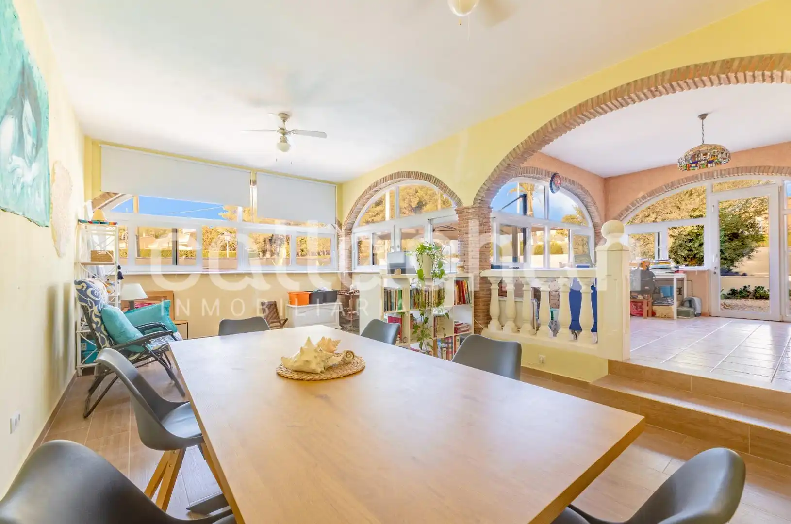 Dining room of Houses for sale in Serra  with Air Conditioner, Heating and Private garden