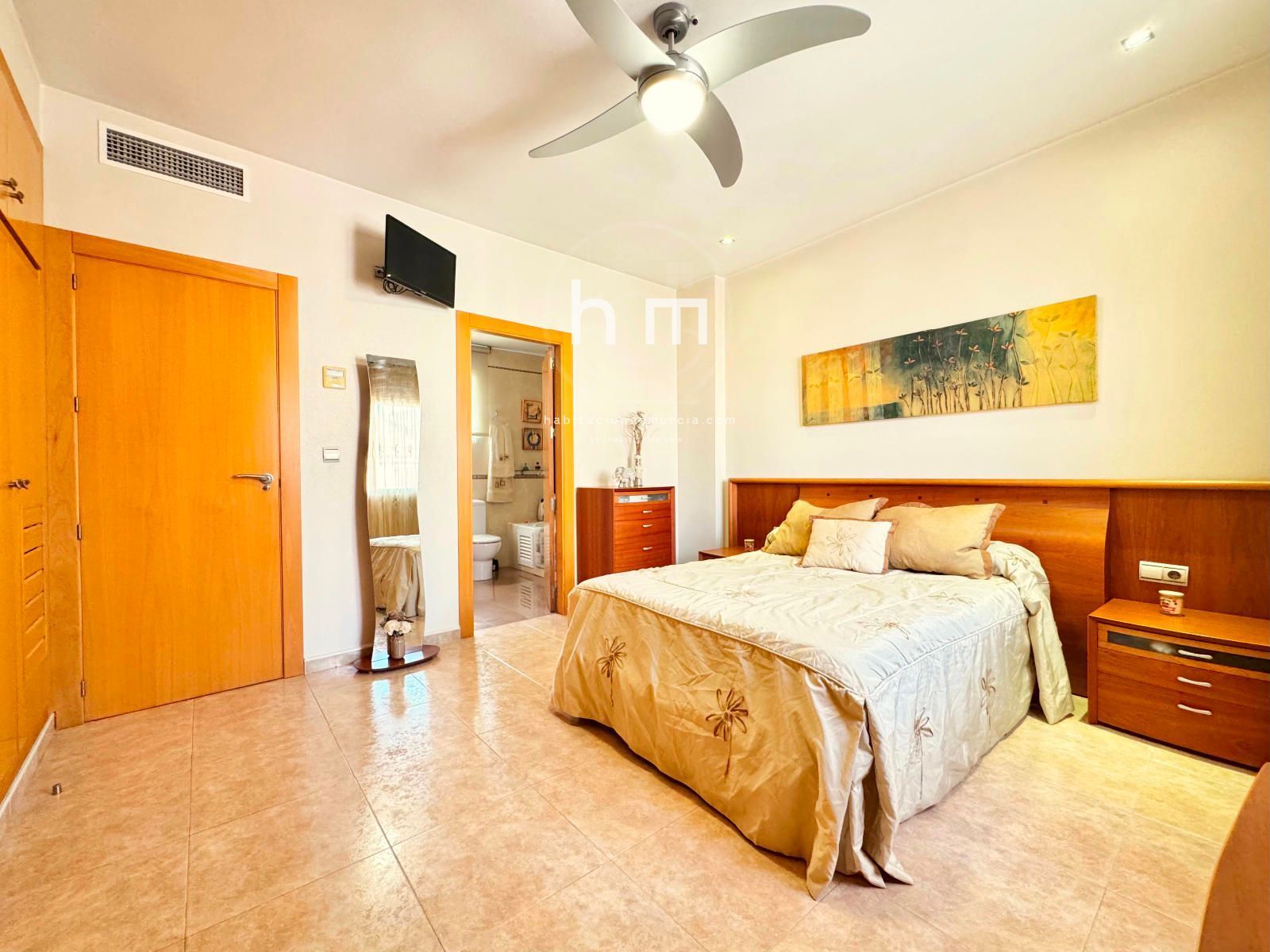 Dormitori de Casa adosada en venda en  Murcia Capital amb Aire condicionat, Calefacció i Terrassa