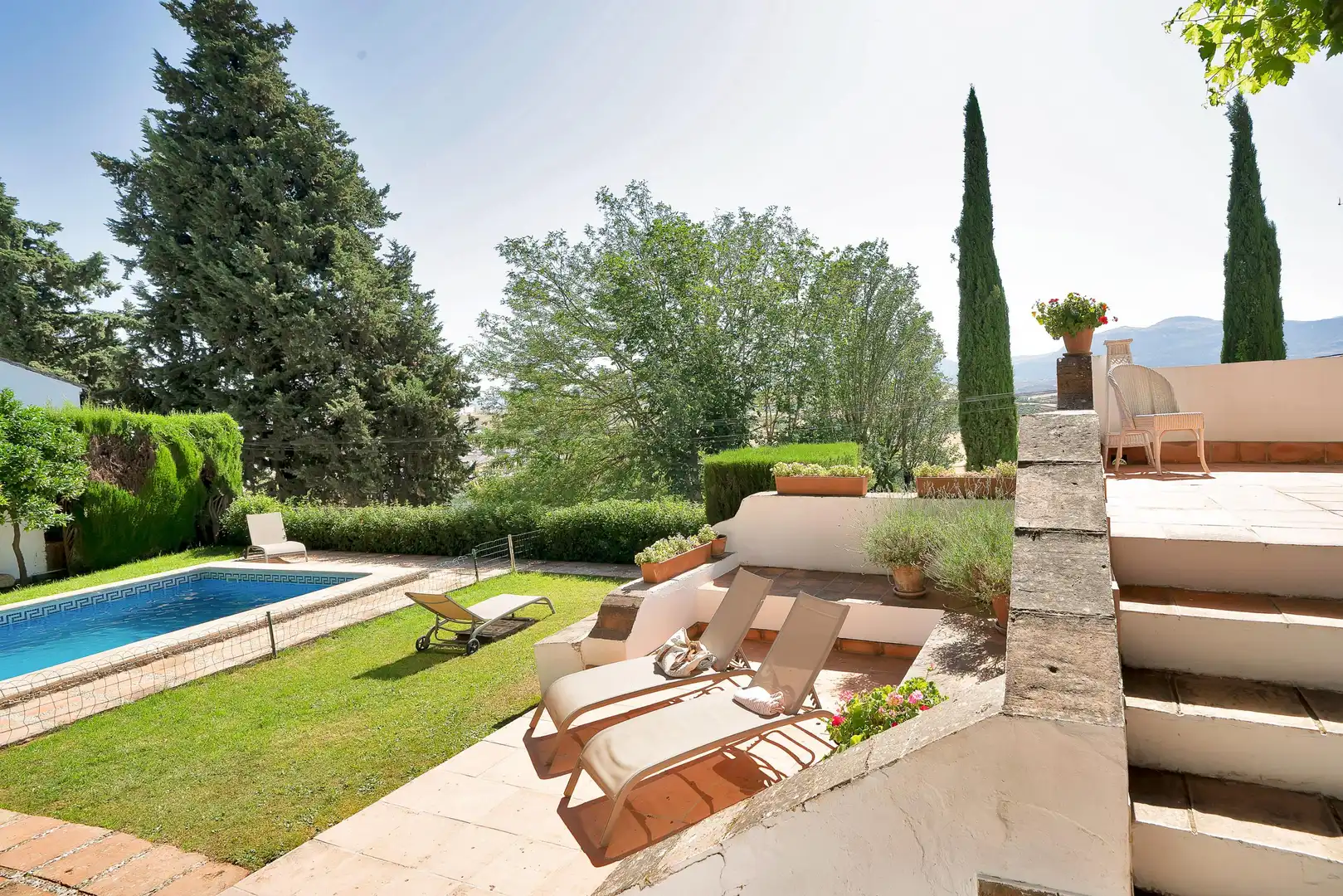 Terraza de Casa o chalet en venta en Ronda con Calefacción, Jardín privado y Terraza