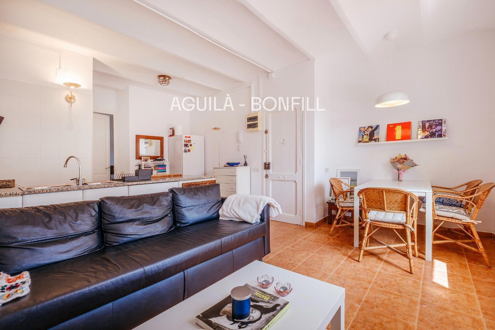 Living room of Attic to rent in  Barcelona Capital  with Air Conditioner, Heating and Terrace