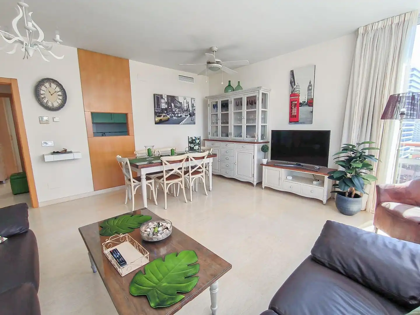 Sala de estar de Piso en venta en Benidorm con Aire acondicionado, Calefacción y Terraza