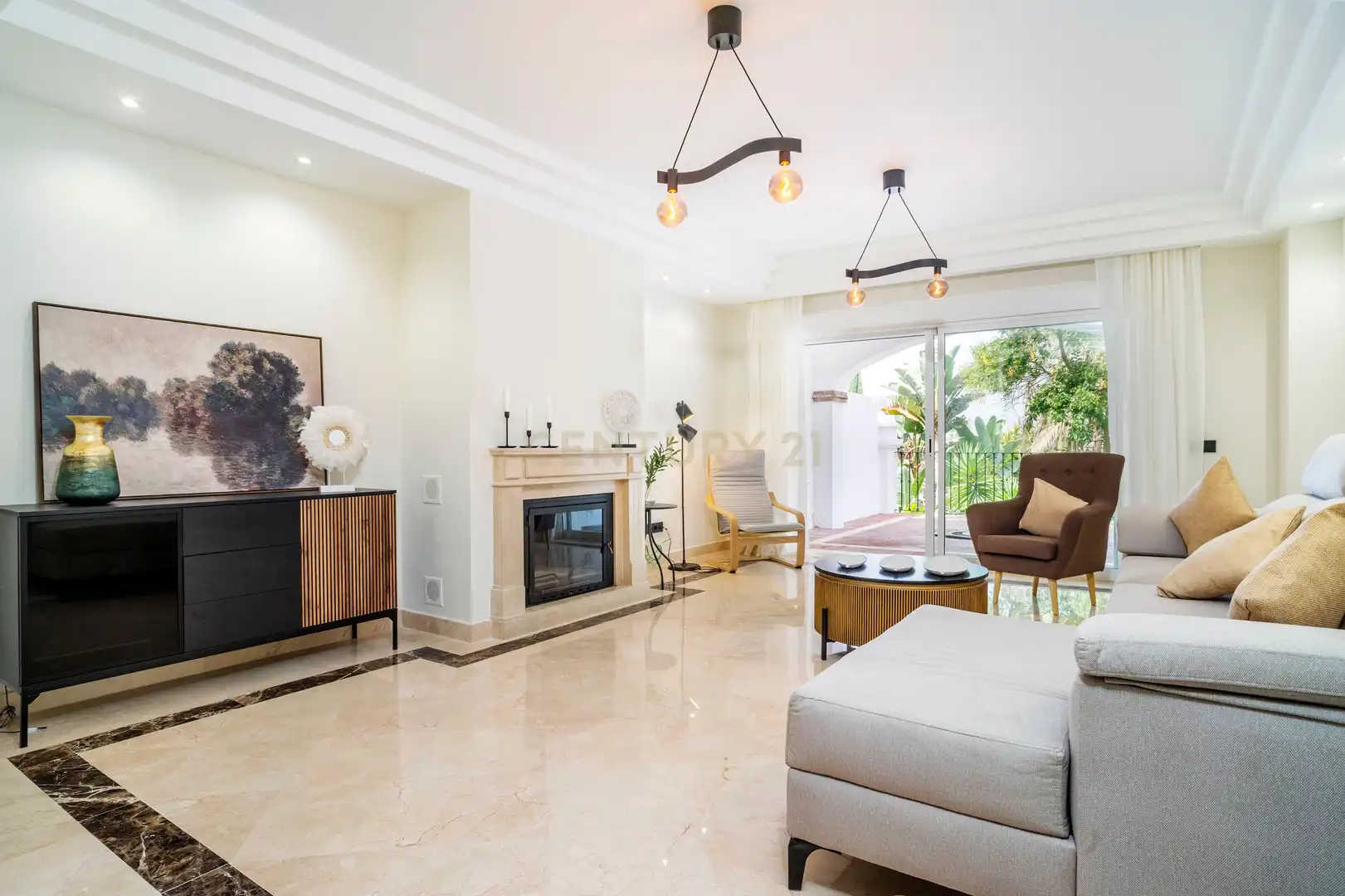 Sala d'estar de Apartament en venda en Marbella amb Aire condicionat, Traster i Rentadora