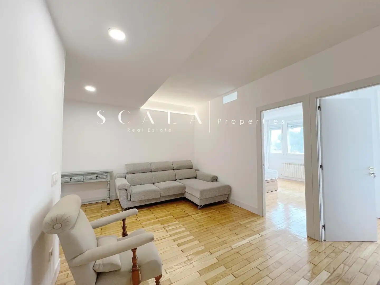 Sala de estar de Piso de alquiler en Madrid con Aire acondicionado, Calefacción y Amueblado