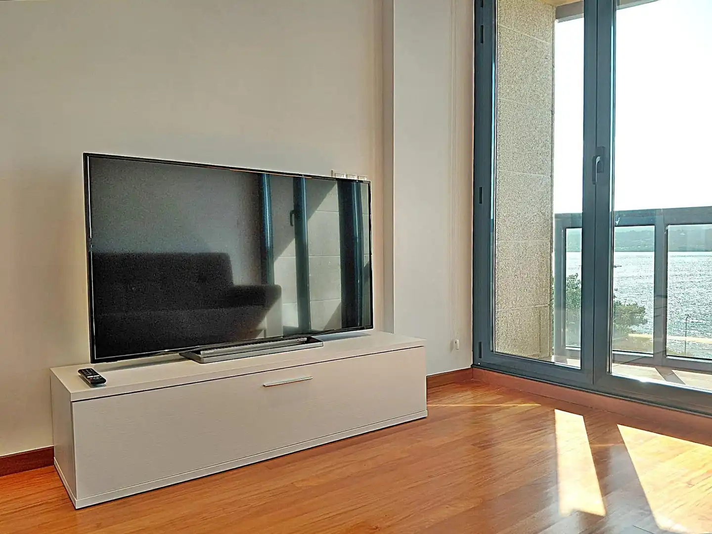 Sala de estar de Piso en venta en Rianxo con Terraza y Amueblado