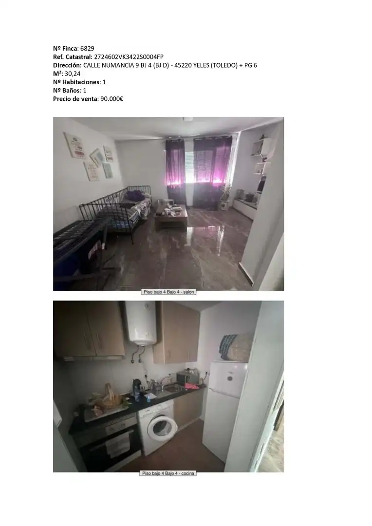 Kitchen of Flat for sale in Yeles  with Heating