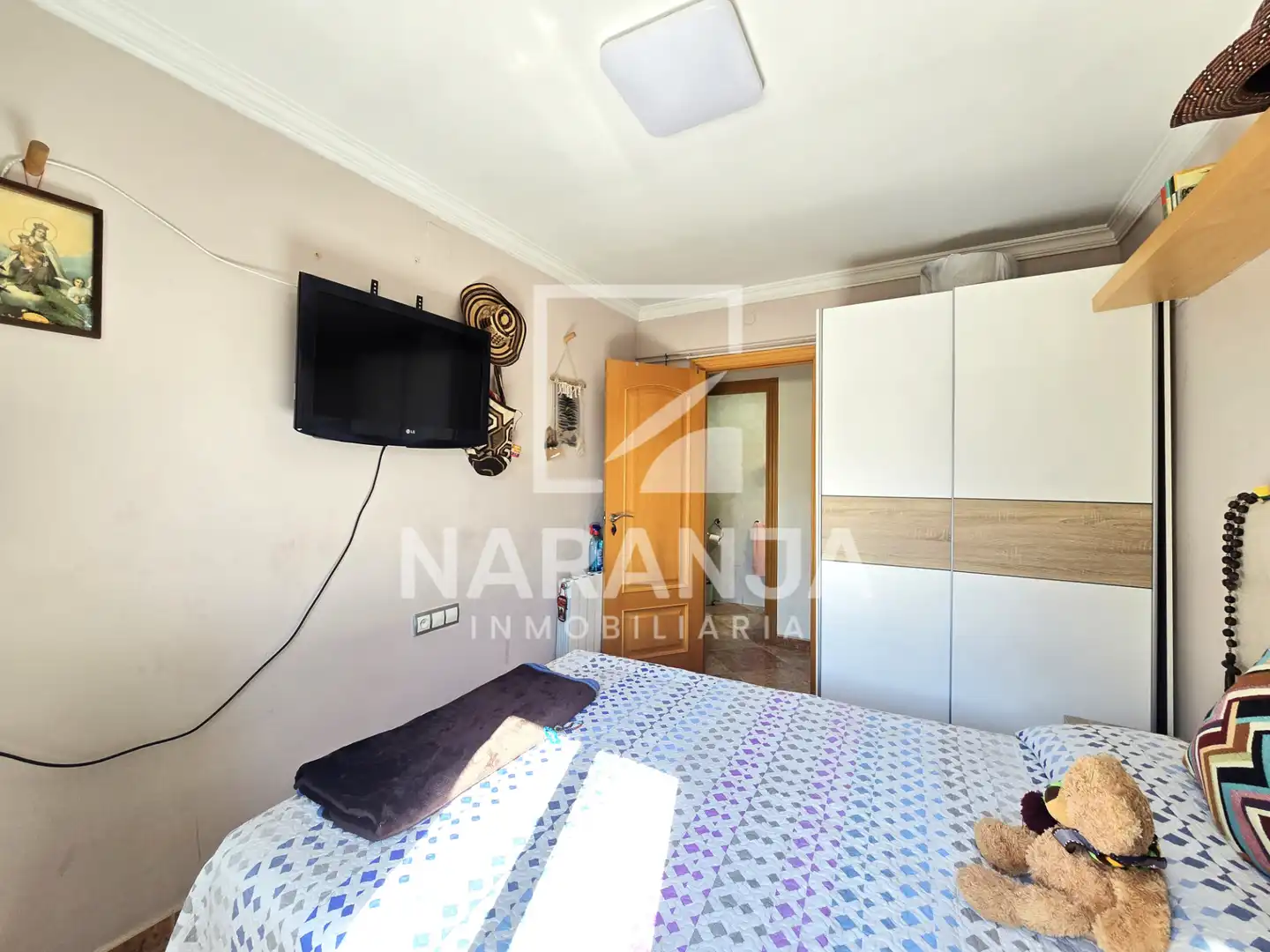 Schlafzimmer von Wohnung zum Verkauf in Santa Coloma de Gramenet mit Balkon
