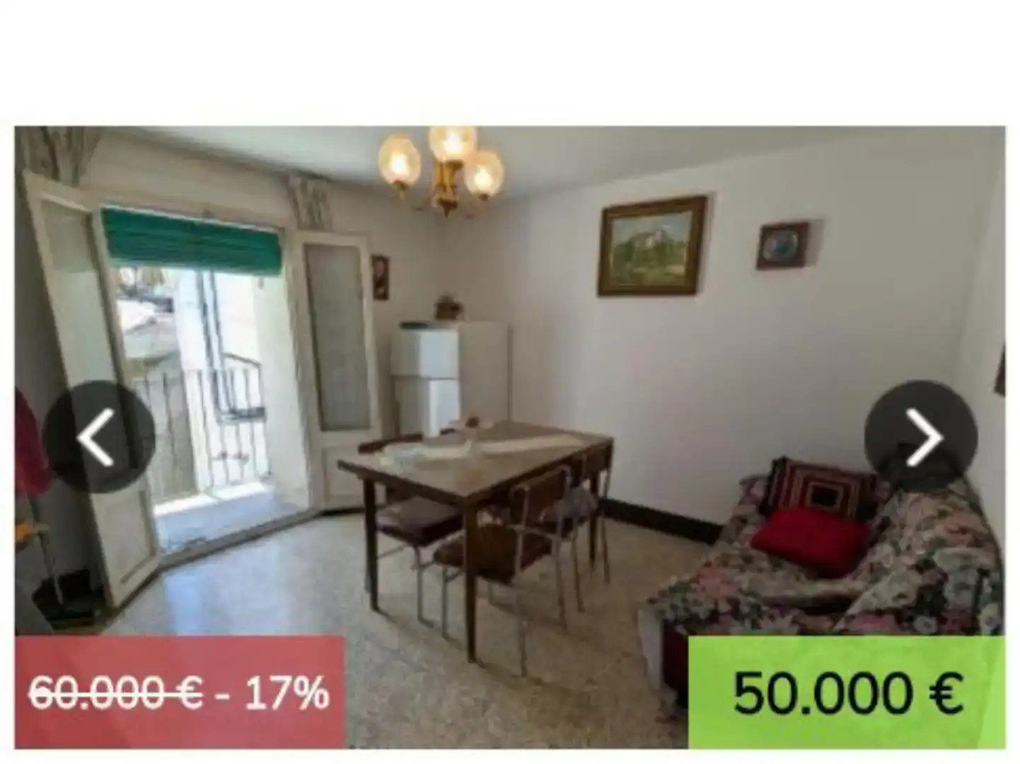 Wohnzimmer von Wohnung zur Miete in Peñarroya de Tastavins mit Möbliert und Balkon