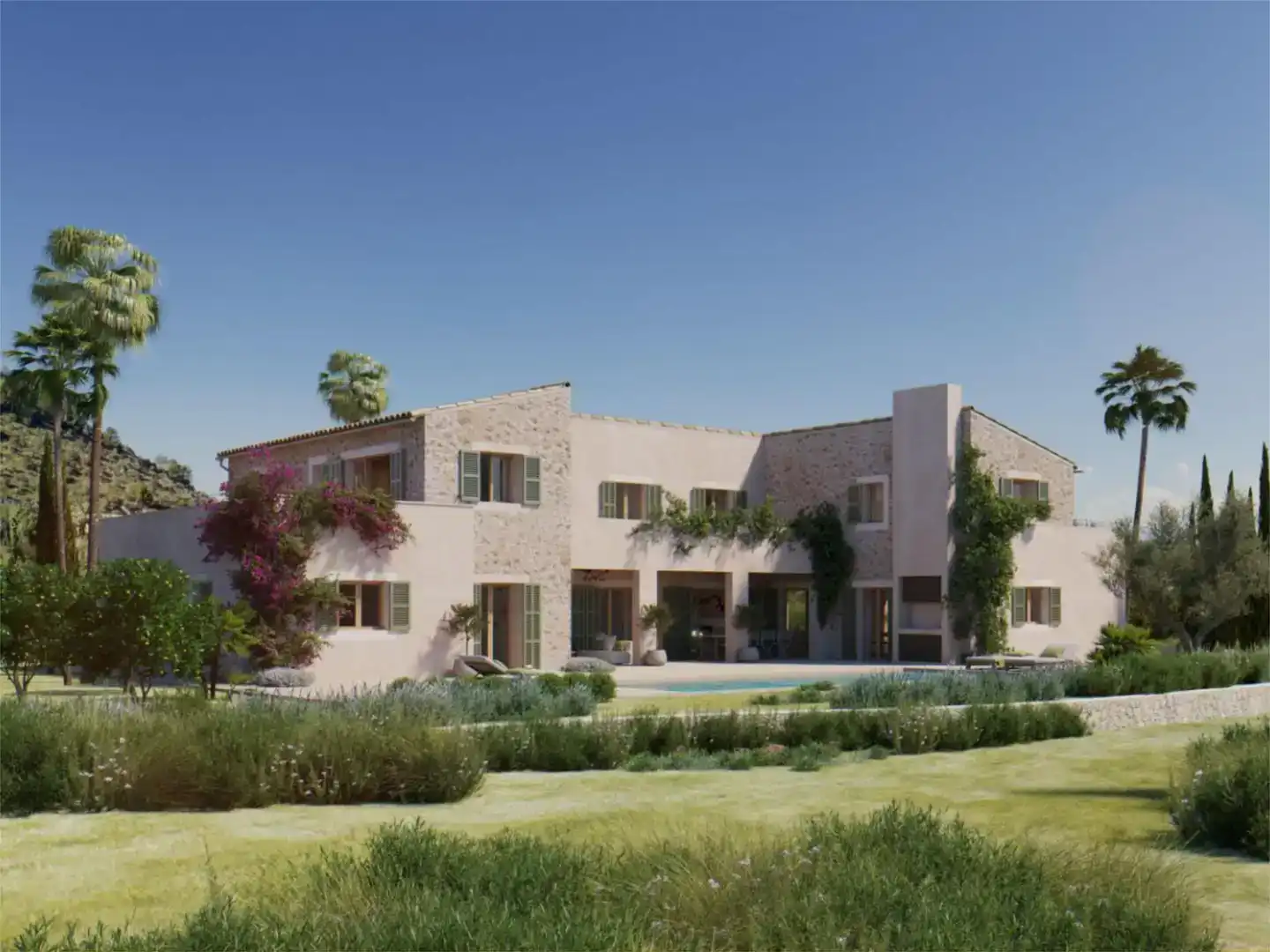 Garten von Country house zum Verkauf in Artà mit Klimaanlage, Schwimmbad und Balkon