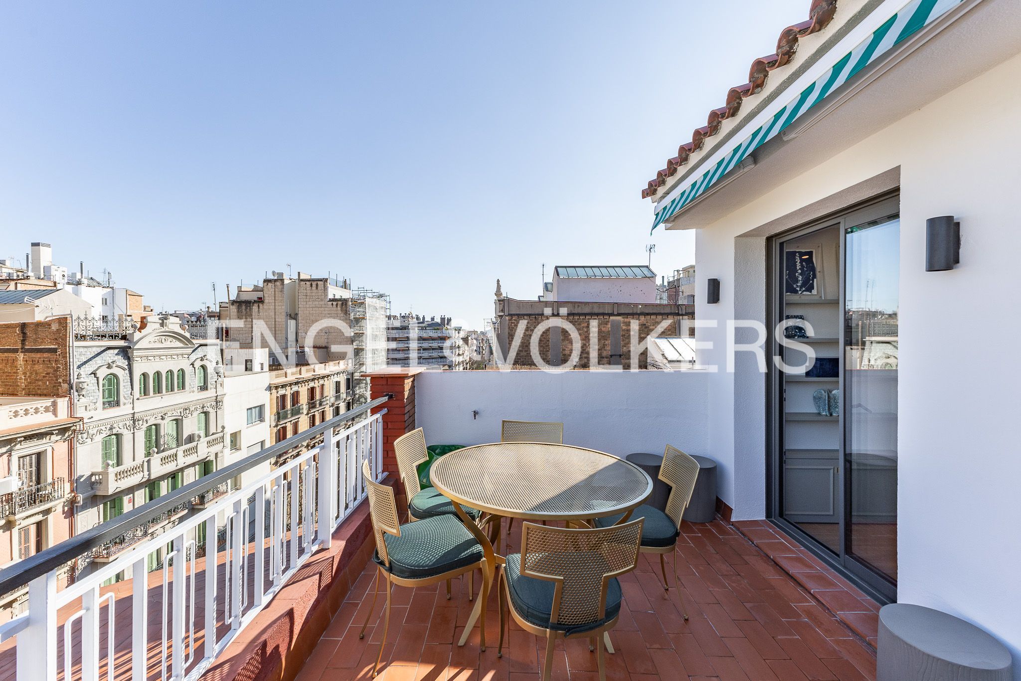 Terrace of Attic for sale in  Barcelona Capital  with Air Conditioner, Heating and Parquet flooring