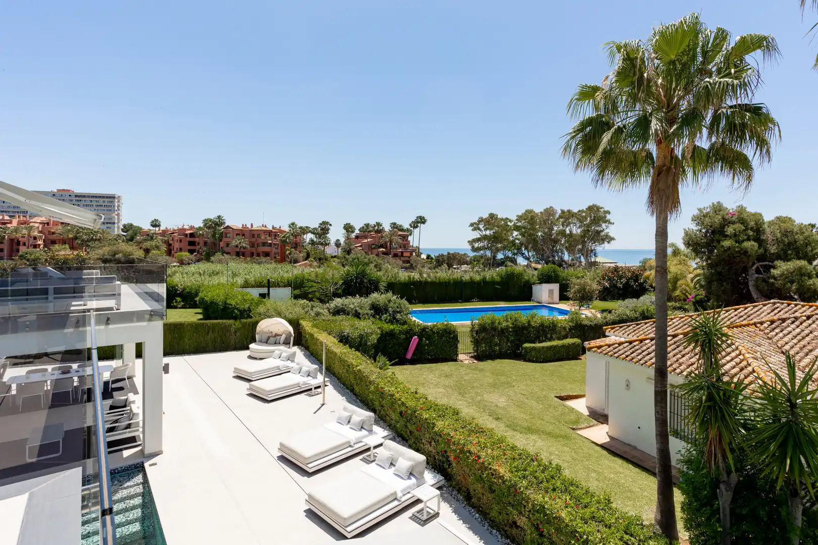 Jardí de Casa o xalet en venda en Marbella amb Aire condicionat, Jardí privat i Terrassa