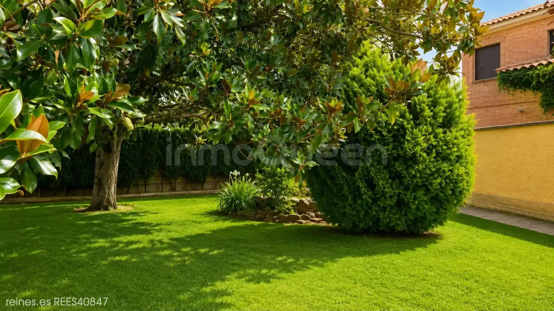 Jardí de Casa o xalet en venda en San Mateo de Gállego amb Calefacció, Jardí privat i Terrassa