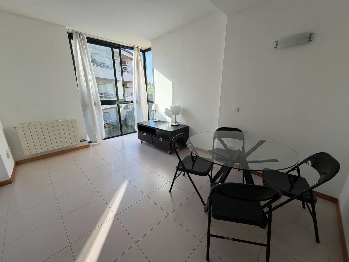 Terrasse von Wohnung zur Miete in Girona mit Heizung, Möbliert und Ofen
