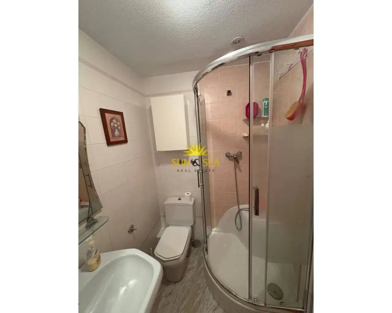 Badezimmer von Maisonette zur Miete in La Manga del Mar Menor mit Heizung, Terrasse und Schwimmbad