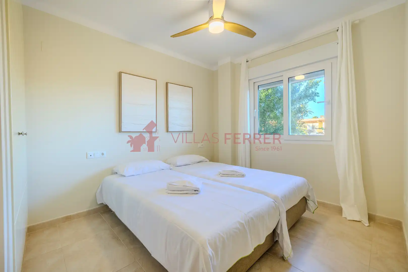 Bedroom of Flat for sale in Dénia  with Air Conditioner, Terrace and Furnished