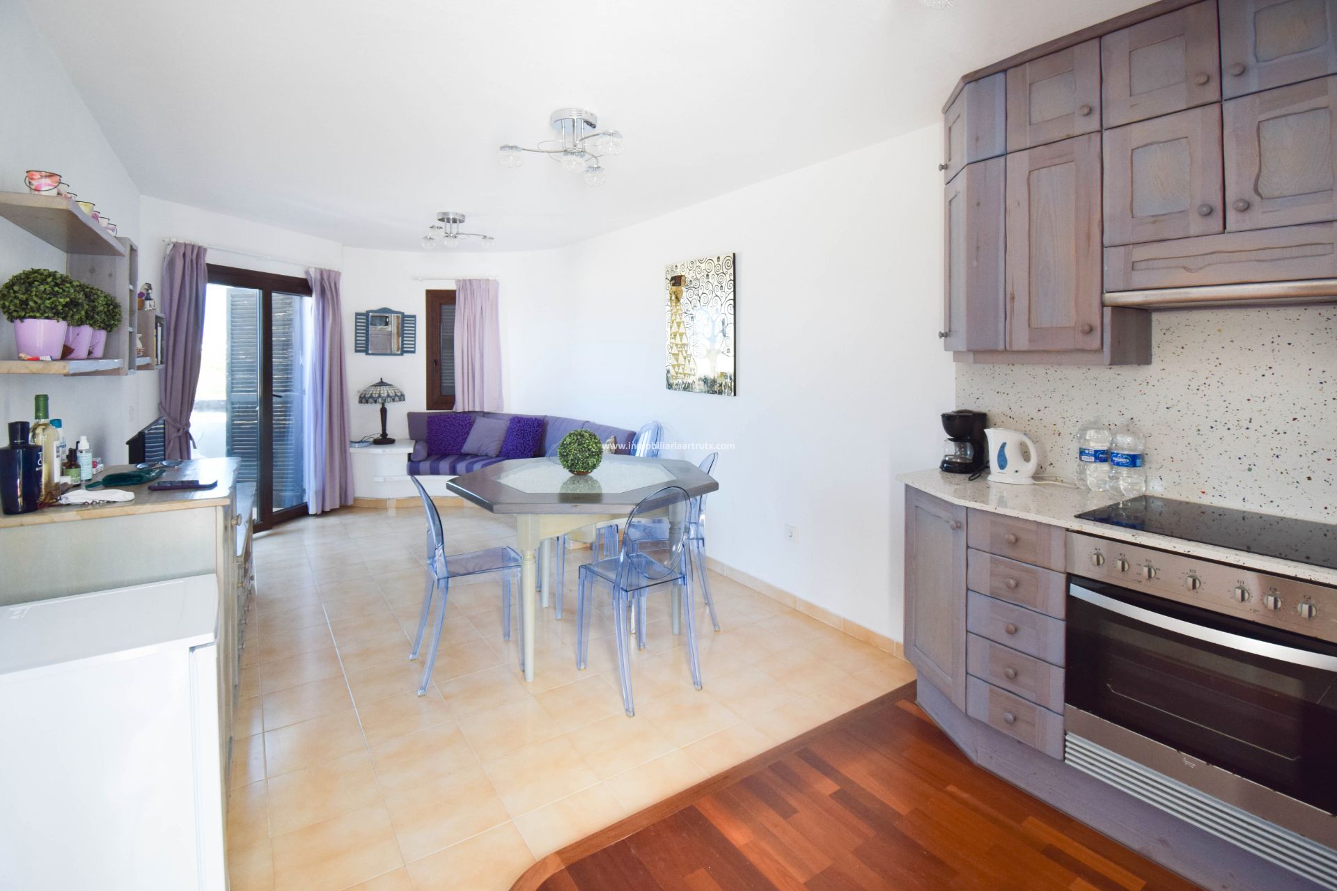 Cocina de Apartamento en venta en Ciutadella de Menorca con Amueblado y Piscina comunitaria