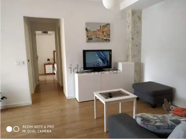 Sala de estar de Piso de alquiler en Moncada con Aire acondicionado, Amueblado y Horno