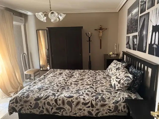 Bedroom of Flat for rent in Puertollano  with Air Conditioner, Heating and Furnished