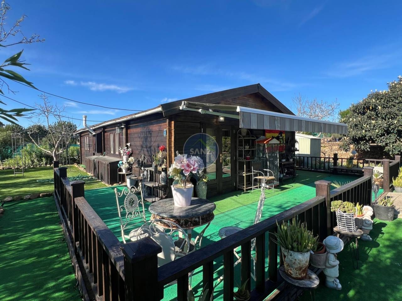 Terrassa de Casa o xalet de lloguer en L'Olleria amb Aire condicionat, Jardí privat i Terrassa