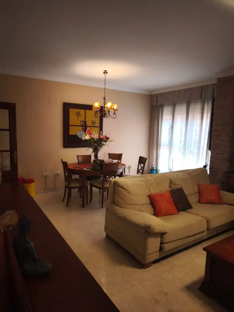 Living room of Flat for sale in  Melilla Capital  with Storage room, Furnished and Community pool