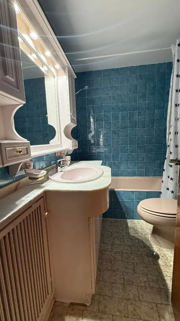 Baño de Piso de alquiler en Albacete con Calefacción, Terraza y Amueblado