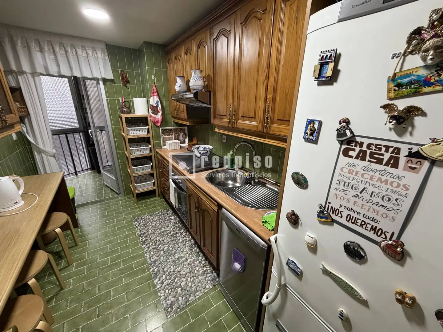 Cocina de Piso en venta en Madrid con Calefacción, Parquet y Terraza