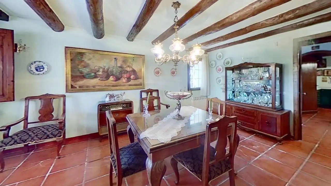 Esszimmer von Country house zum Verkauf in Mollerussa mit Klimaanlage, Heizung und Privatgarten