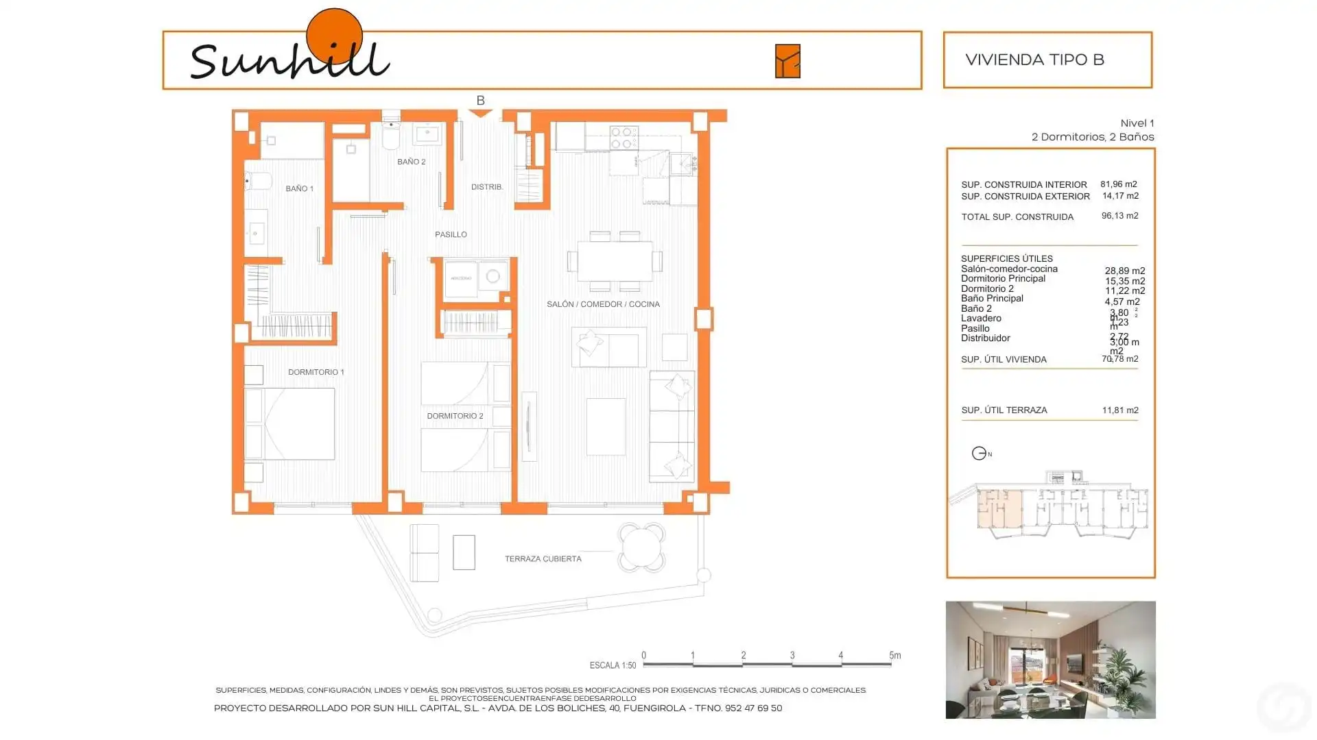 Piso en venta en Fuengirola con Aire acondicionado, Piscina y Piscina comunitaria