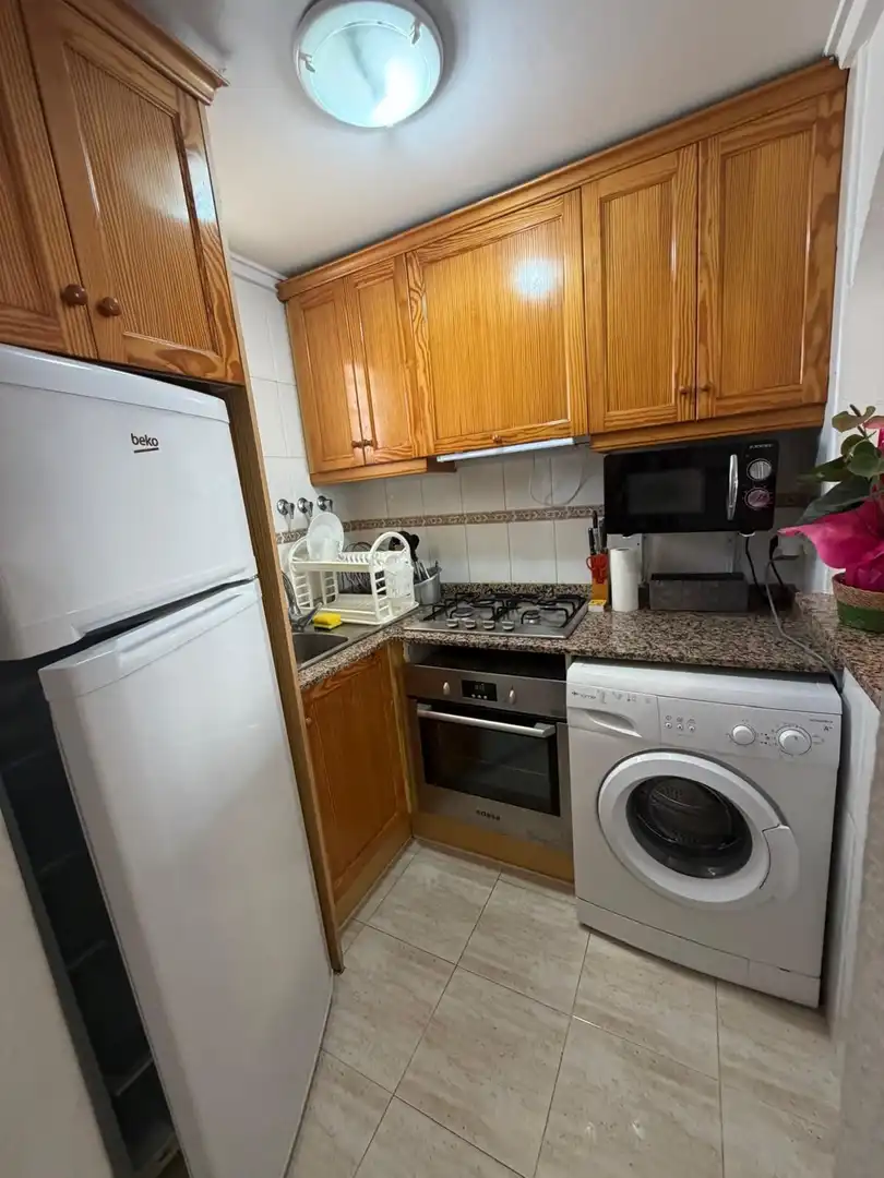 Kitchen of Flat for sale in Villajoyosa / La Vila Joiosa  with Air Conditioner and Community pool