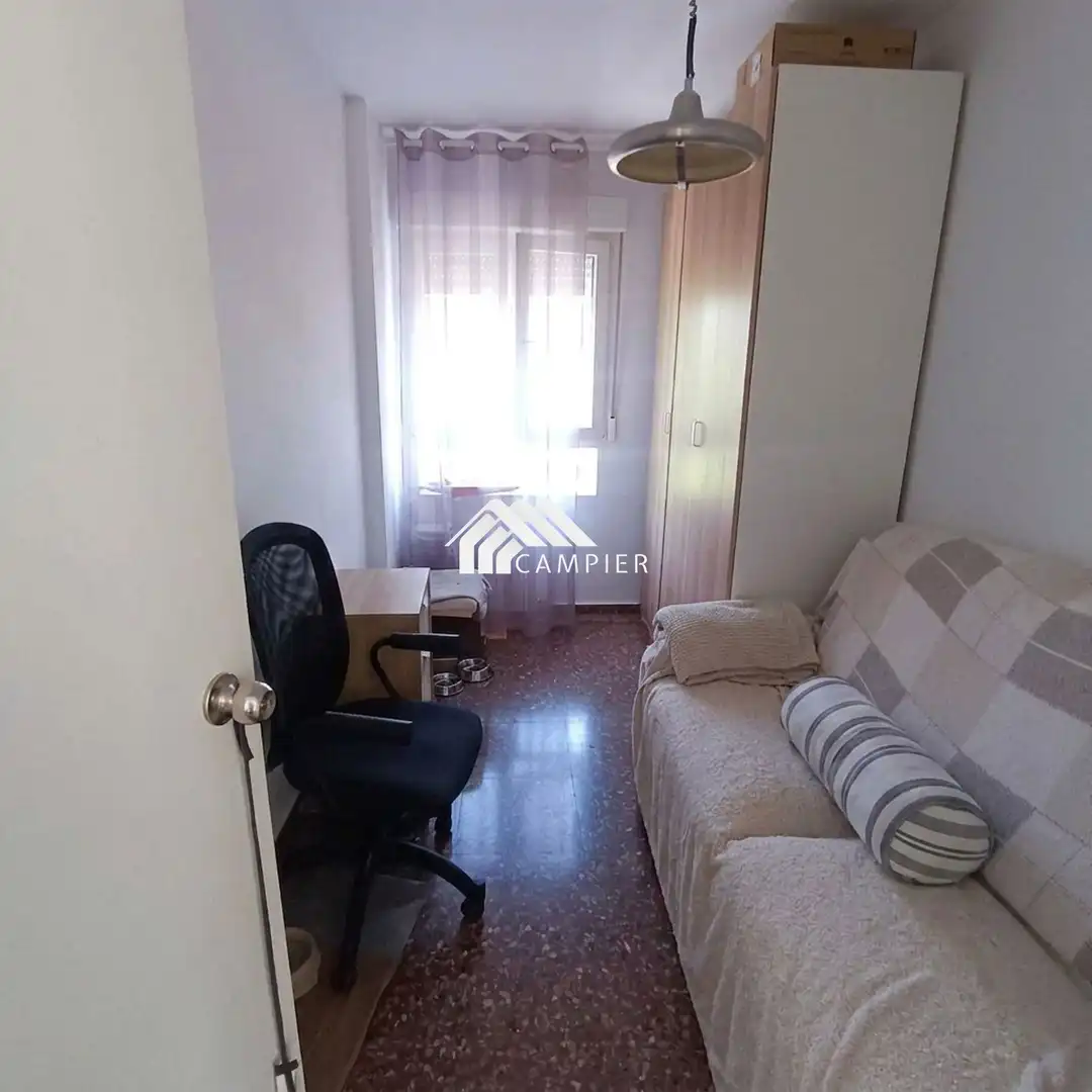 Schlafzimmer von Wohnung zum Verkauf in Albacete mit Heizung, Möbliert und Balkon