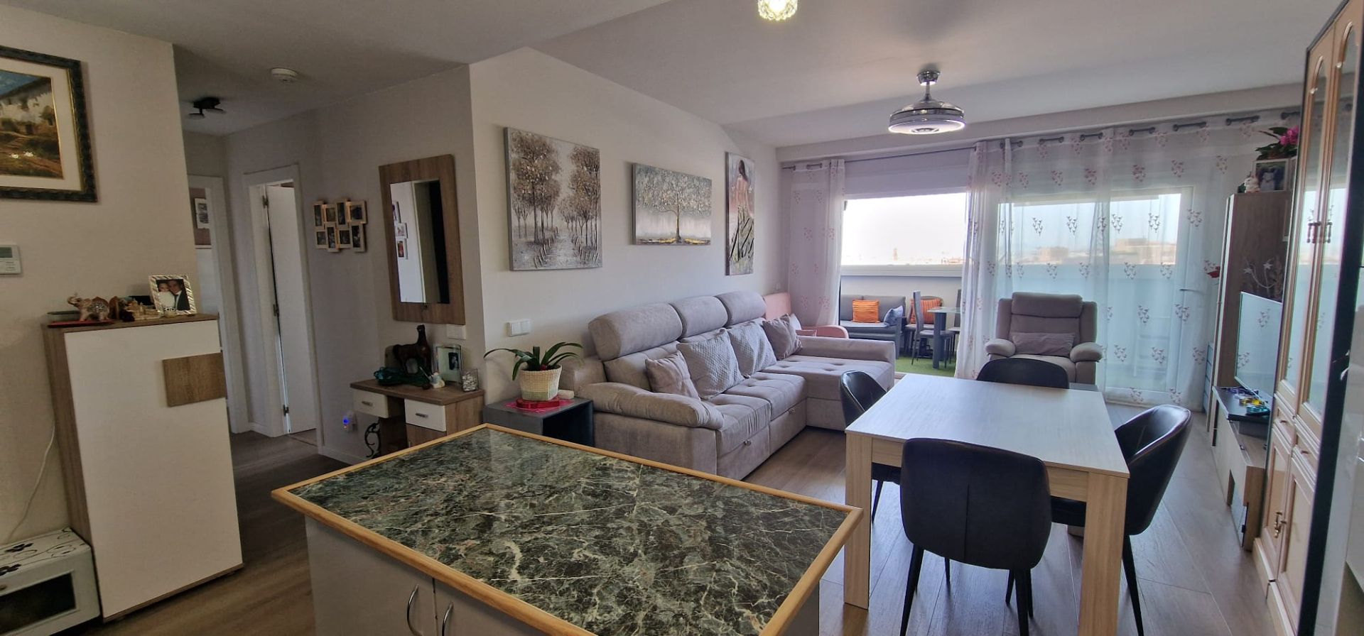 Living room of Attic for sale in Estepona  with Air Conditioner, Heating and Terrace