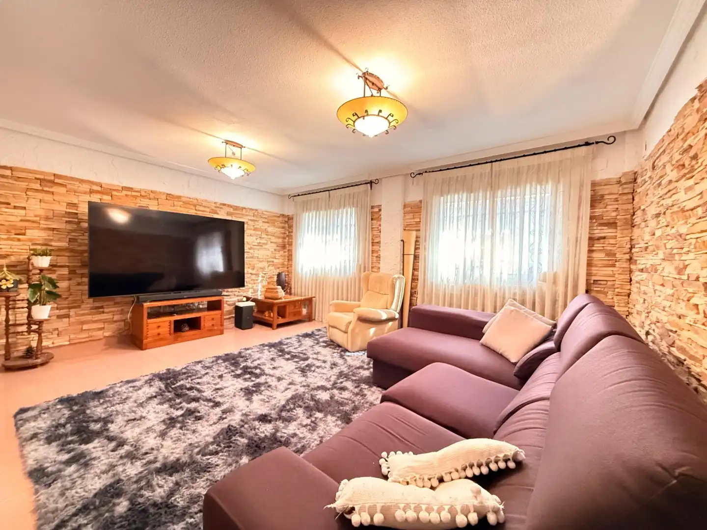 Living room of Houses for sale in Alicante / Alacant  with Air Conditioner, Heating and Terrace