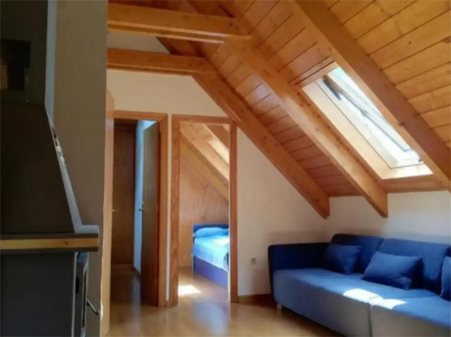 Habitación de Apartamento de alquiler en Canfranc con Parquet y Amueblado
