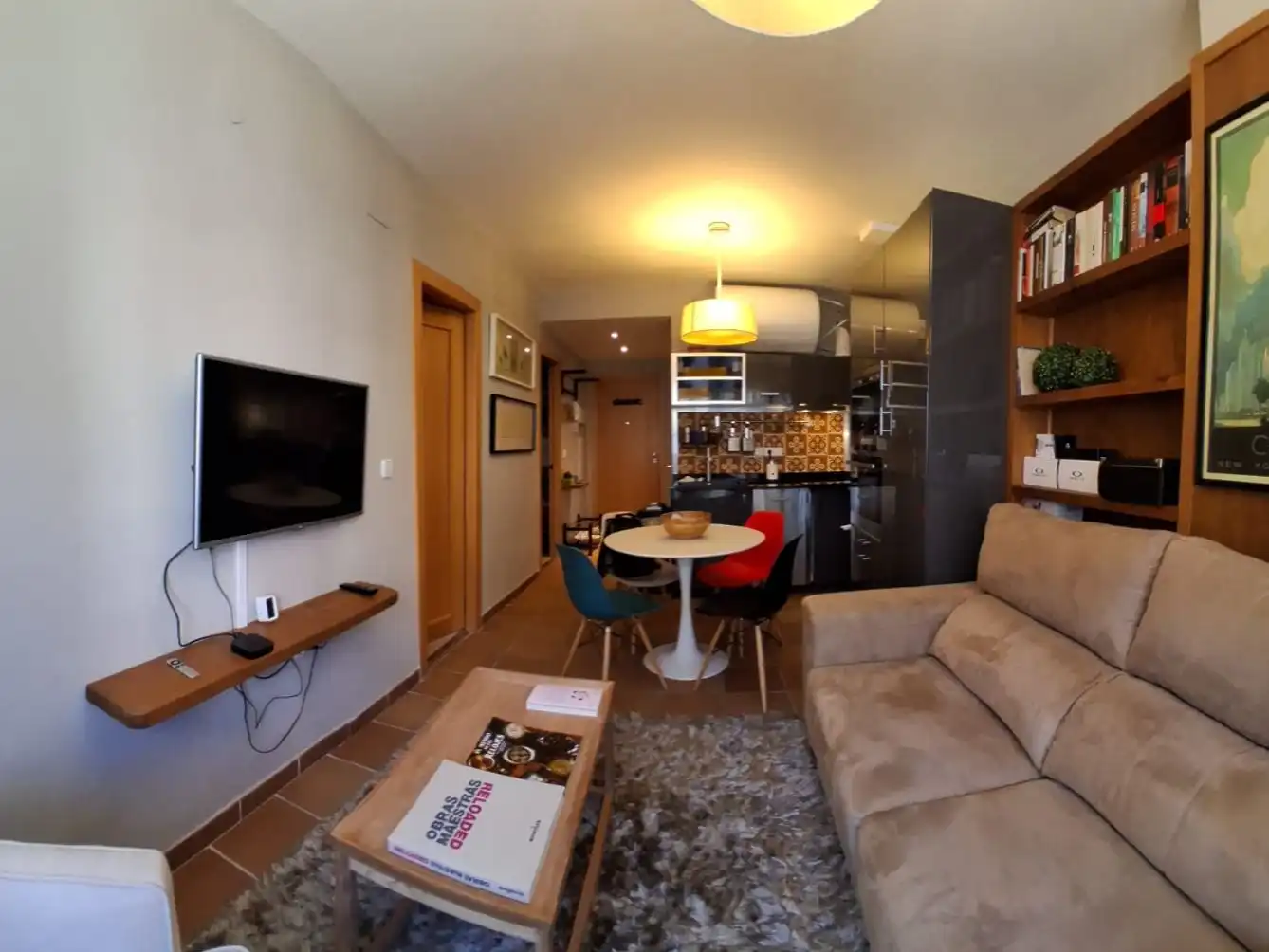 Wohnzimmer von Wohnung zur Miete in Zona alta