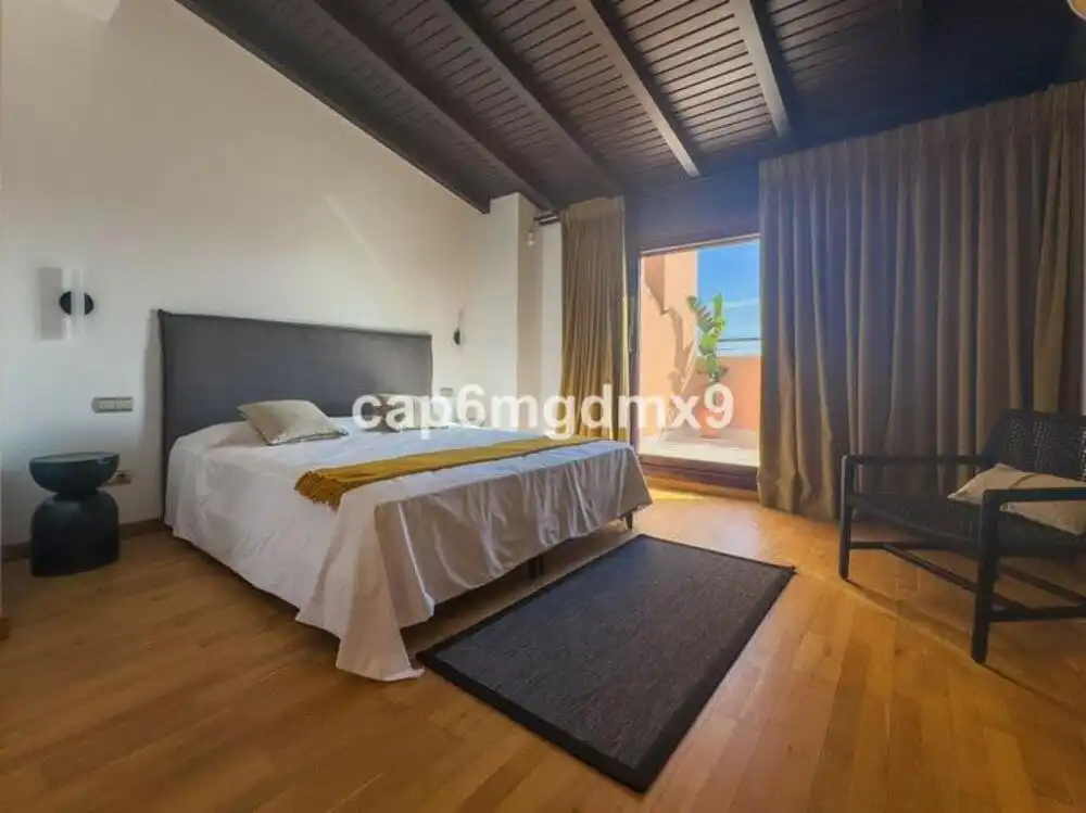 Bedroom of Attic for rent in Marbella  with Air Conditioner, Terrace and Storage room