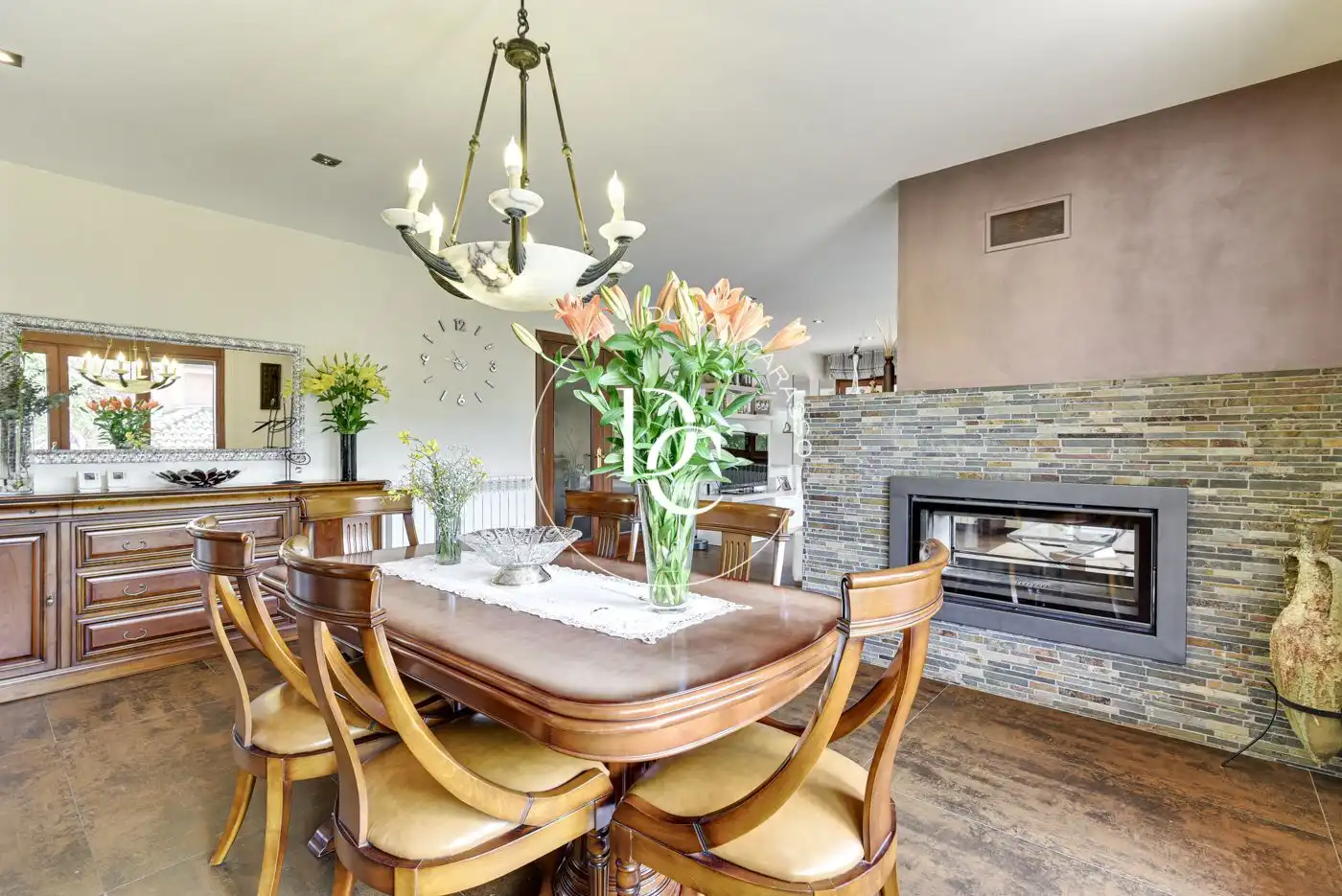 Dining room of Houses for sale in Cardedeu  with Heating, Private garden and Furnished