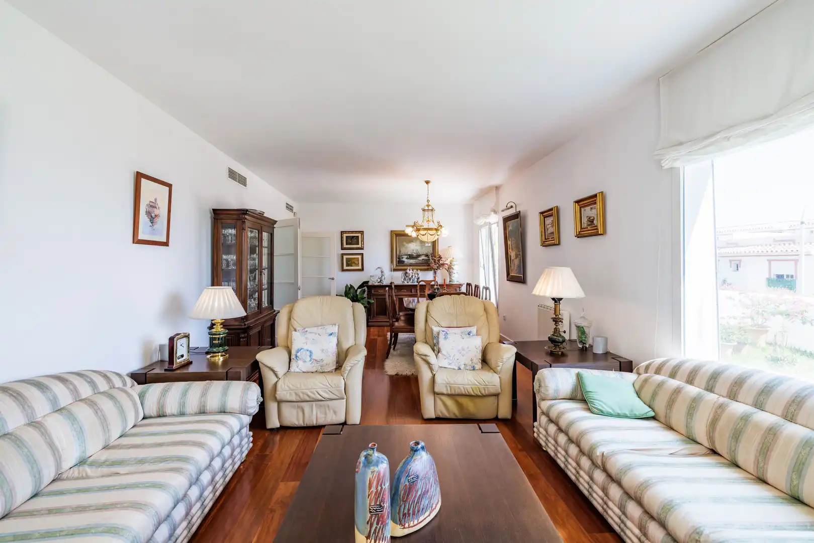 Sala de estar de Casa o chalet en venta en Benalmádena con Aire acondicionado, Calefacción y Jardín privado